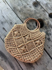 Bolso asa madera