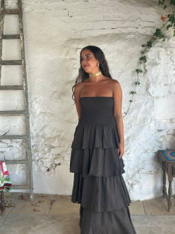Vestido volantes