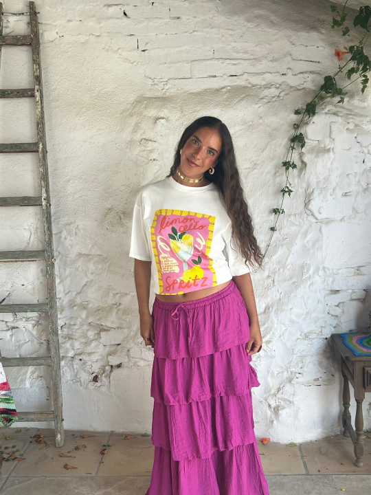Falda volantes