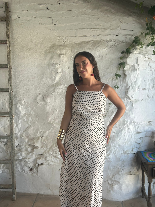 Vestido lunares
