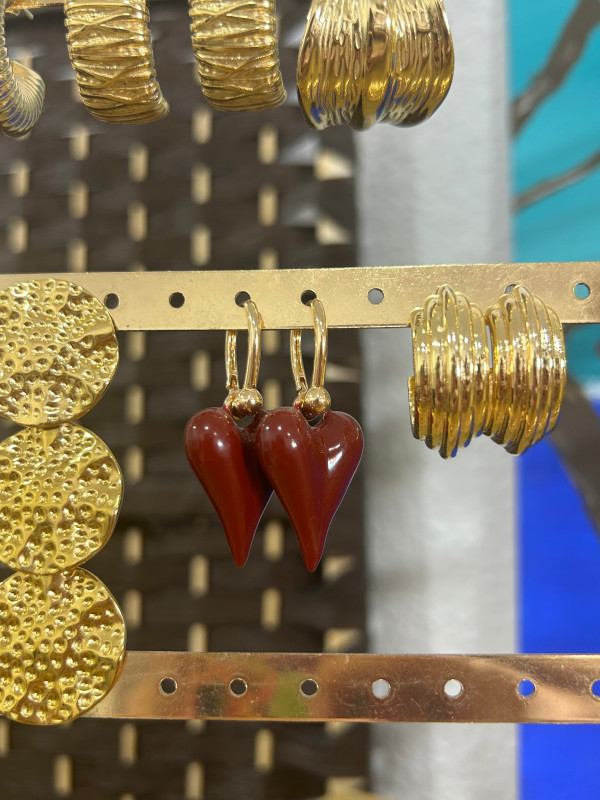 Pendientes corazones