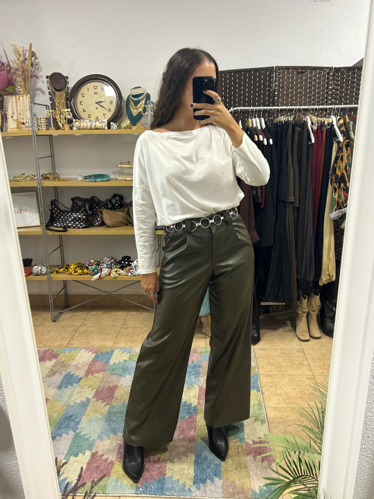 Pantalón de polipiel