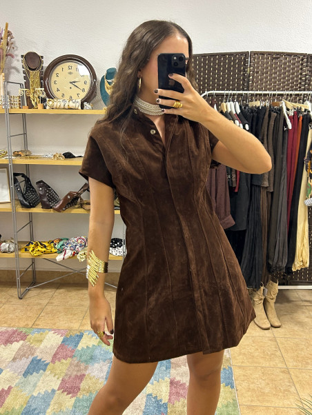 Vestido ante marrón