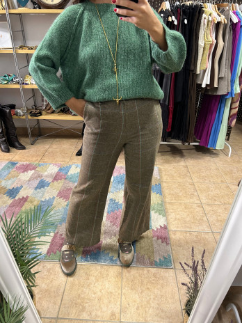 Pantalón cuadros colores