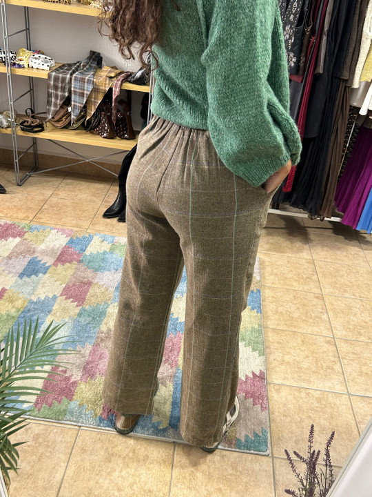 Pantalón cuadros colores