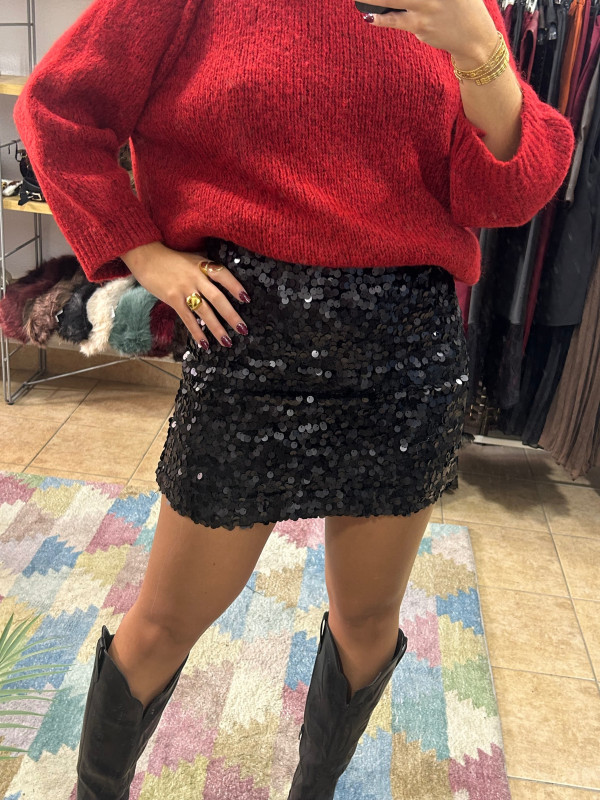 Minifalda lentejuelas