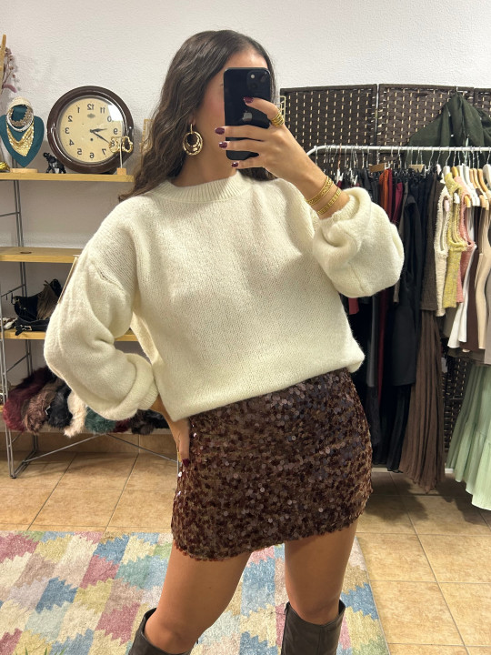 Minifalda lentejuelas