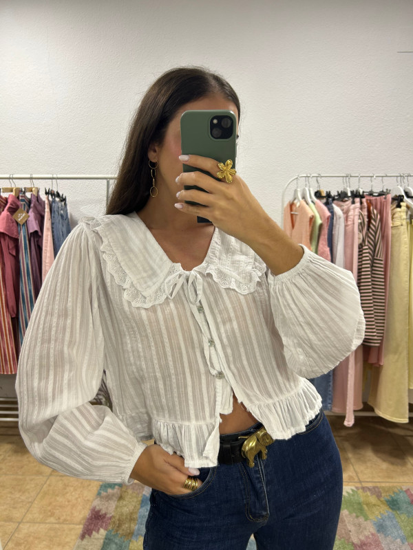 Blusa cuello bebé