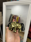 Cinturón piel elefante