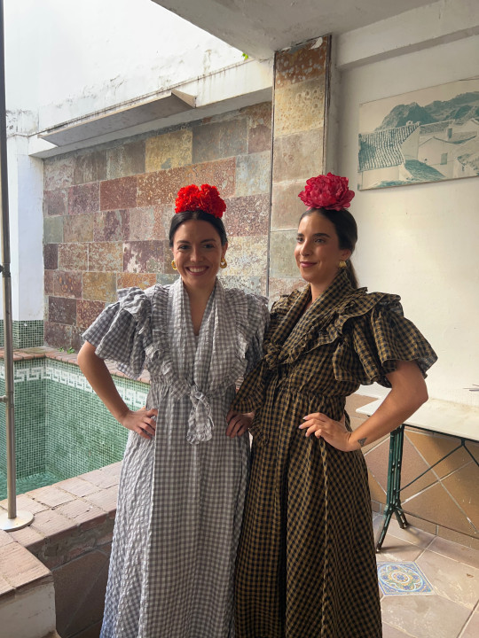 Bata y piquillo vichy