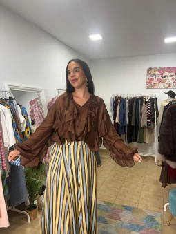 Blusa volantes