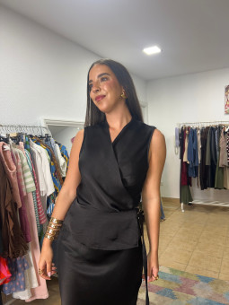 Blusa cruzada