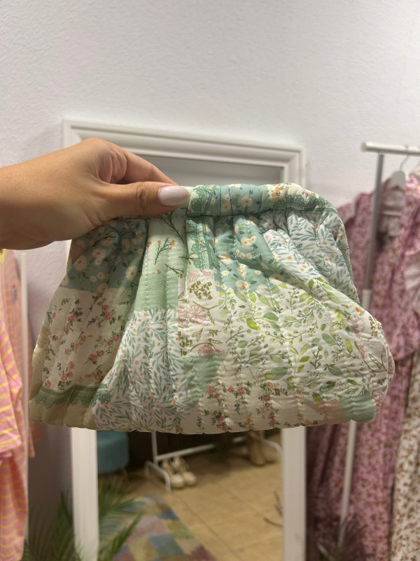 Bolso de mano estampado