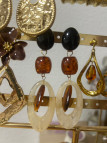 Pendientes resina
