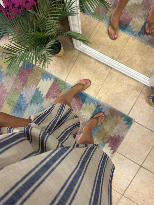 Bermudas lino rayas