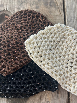 Casquete lentejuelas